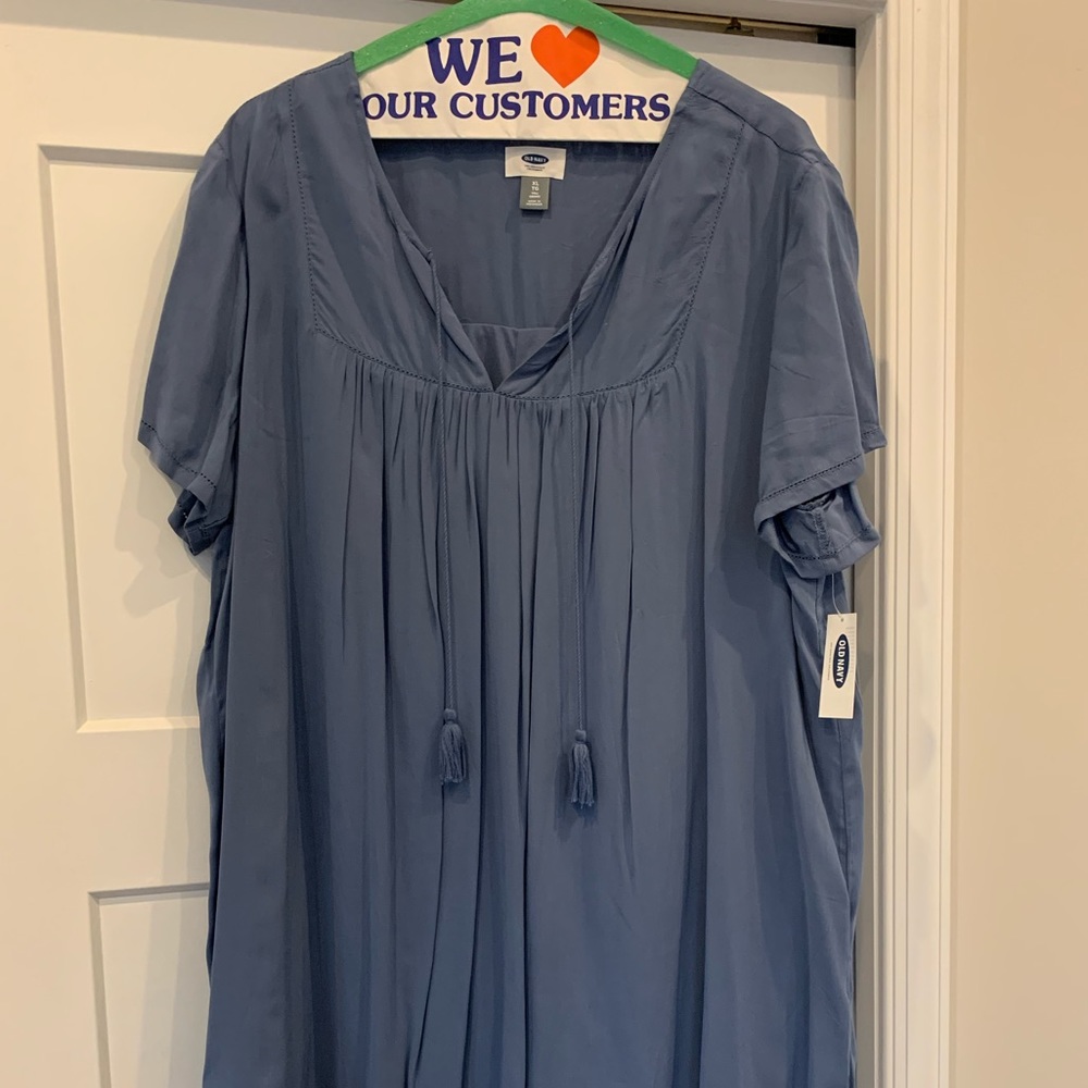 Blue swing dress